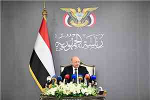 الرئيس العليمي في رسالة حاسمة للحوثيين: لا عمل عدائيًا دون رد بعد اليوم