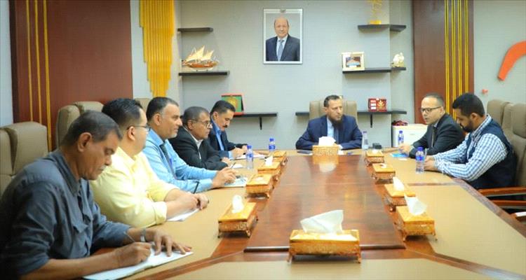 وزير الدولة محافظ عدن يبحث مع مفوضية اللاجئين خطة التدخلات والمشاريع للعام الجاري