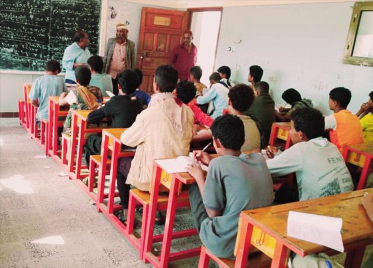 مدير التربية والتعليم بالوضيع يزور ثانوية الفاروق ومدرسة باروت و22 مايو