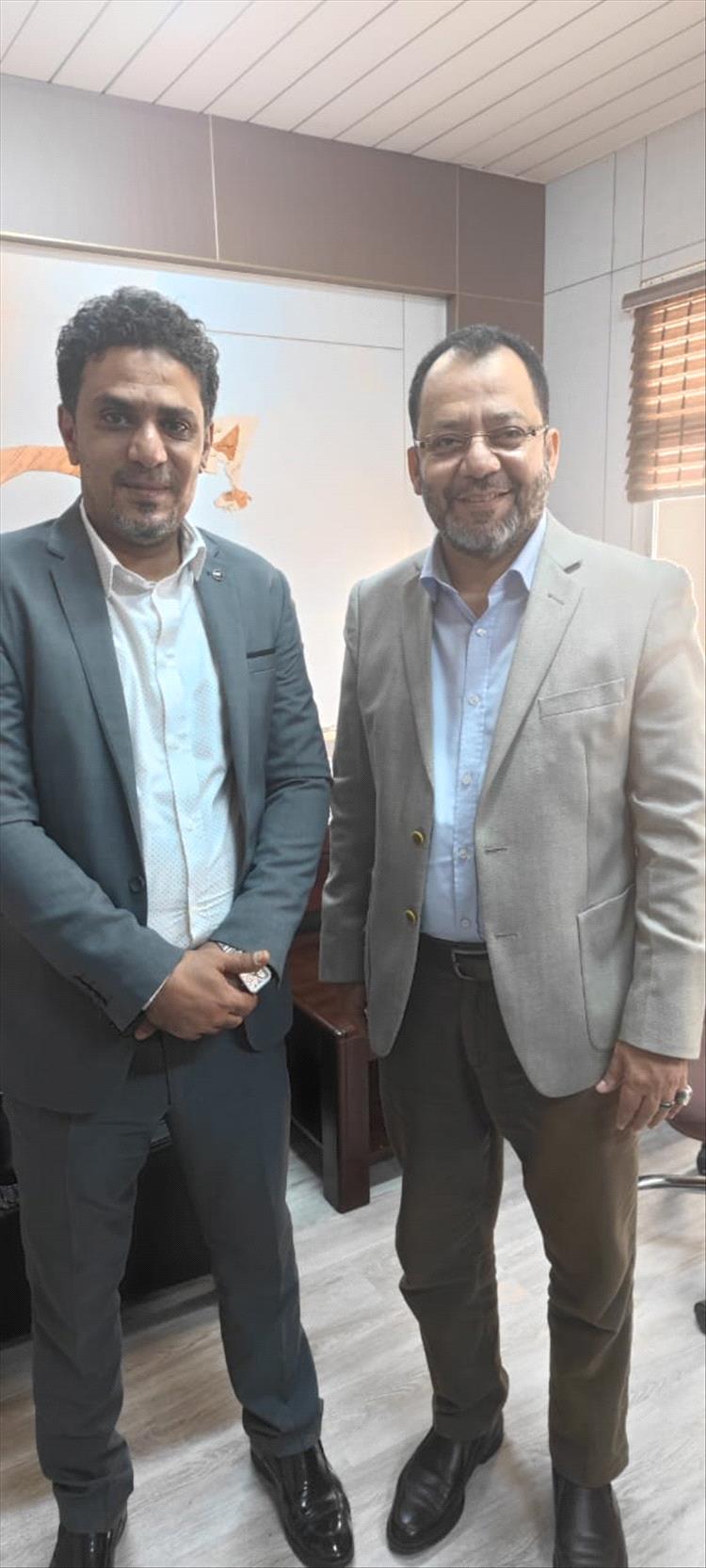 نورس فريد بركات يهنئ المهندس عدنان الكاف بمناسبة تعيينه وزيرًا للكهرباء