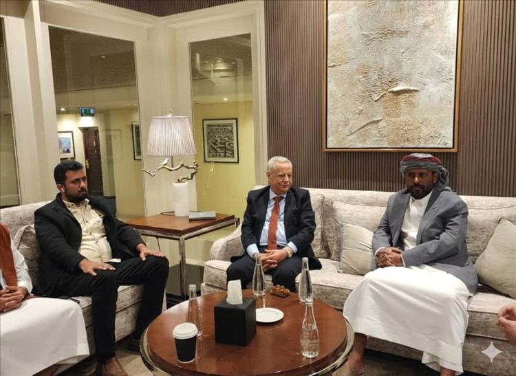 بن حبريش يبحث مع الدكتور المفلحي القضايا الوطنية ومسار الحوار الجنوبي الشامل