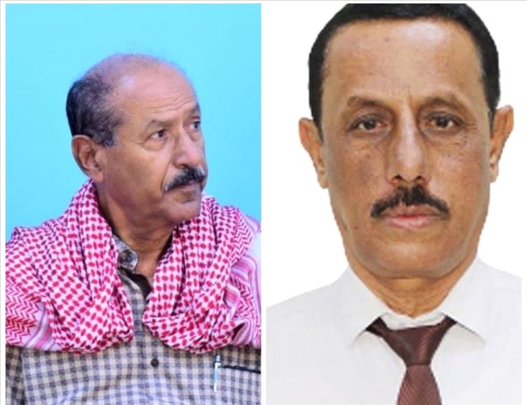 العمودي يهنئ بارابع بصدور القرار الجمهوري بتعيينه وكيلاً لشؤون الوادي والصحراء