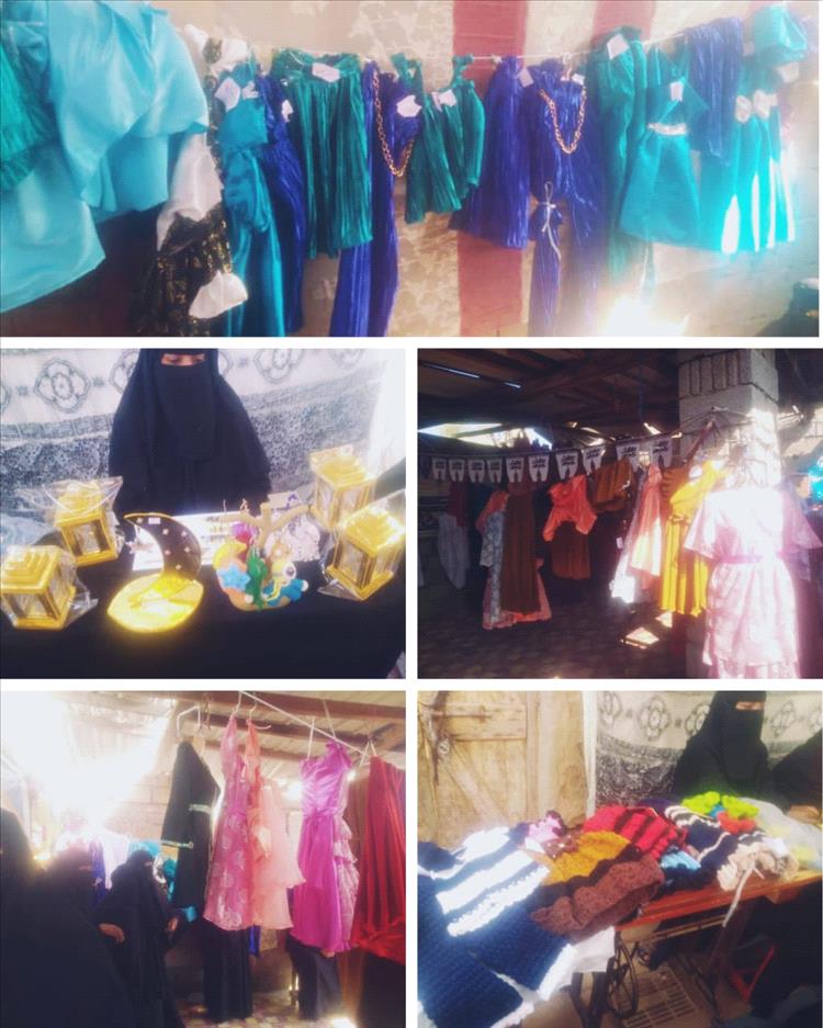 جمعية اليسر لتحسين الدخل بمنطقة الحصن تفتتح البازار الحرفي للنساء والفتيات