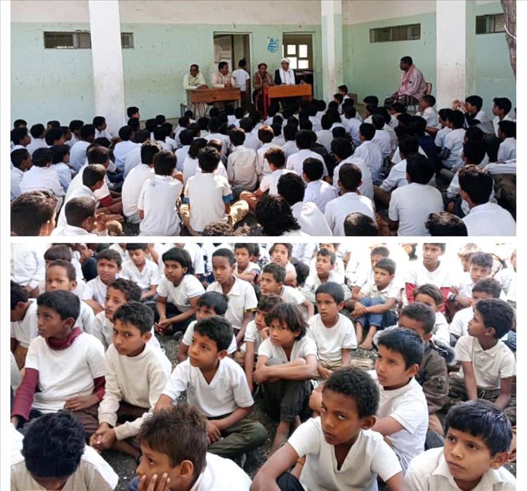 مدرسة 22 يونيو"بنين" بالمحفد تقيم محاضرة توعوية عن الاخلاق وأهمية النظافة