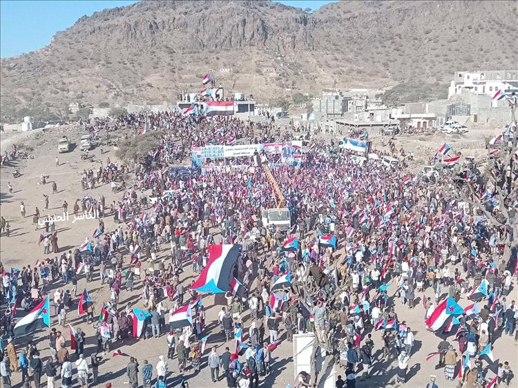 تظاهرة في الضالع تطالب بانفصال الجنوب