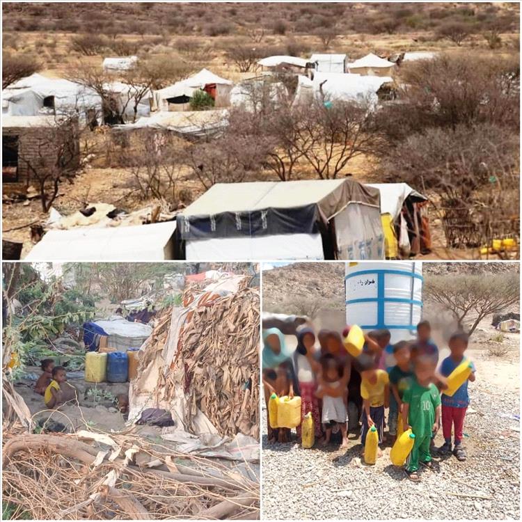 تفاقم أوضاع النازحين بمديرية مودية بمحافظة أبين مأساة إنسانية تتصاعد و نداءات استغاثة مع قرب شهر رمضان