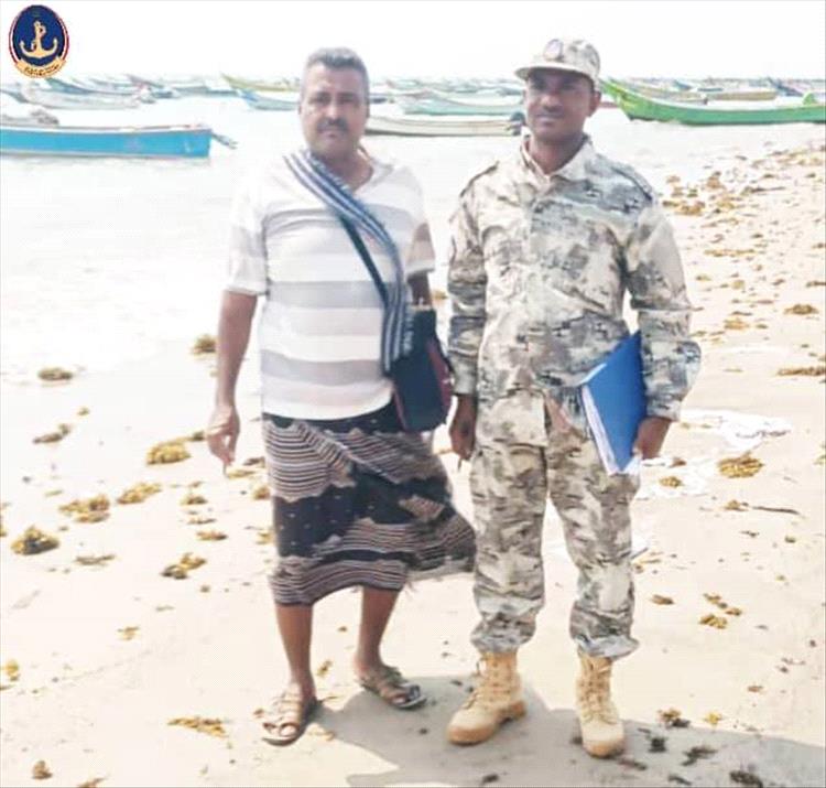 خفر السواحل قطاع خليج عدن تعزز الأمن البحري في شقرة بأبين