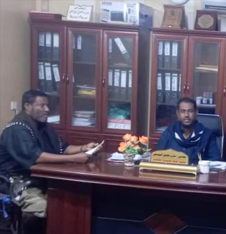 مدير عام مديرية خنفر "اليوسفي" يلتقي مدير إدارة الصرف الصحي ويناقش برنامج العمل خلال شهر رمضان المبارك