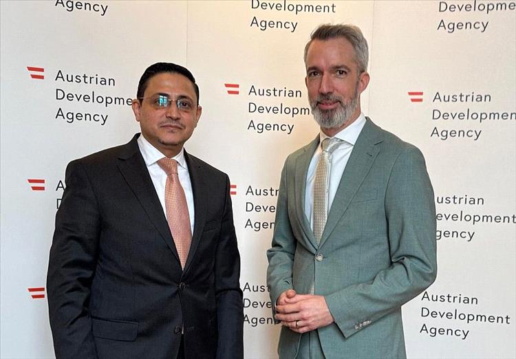 السفير شجاع الدين يبحث مع مدير الوكالة النمساوية تعزيز التعاون التنموي