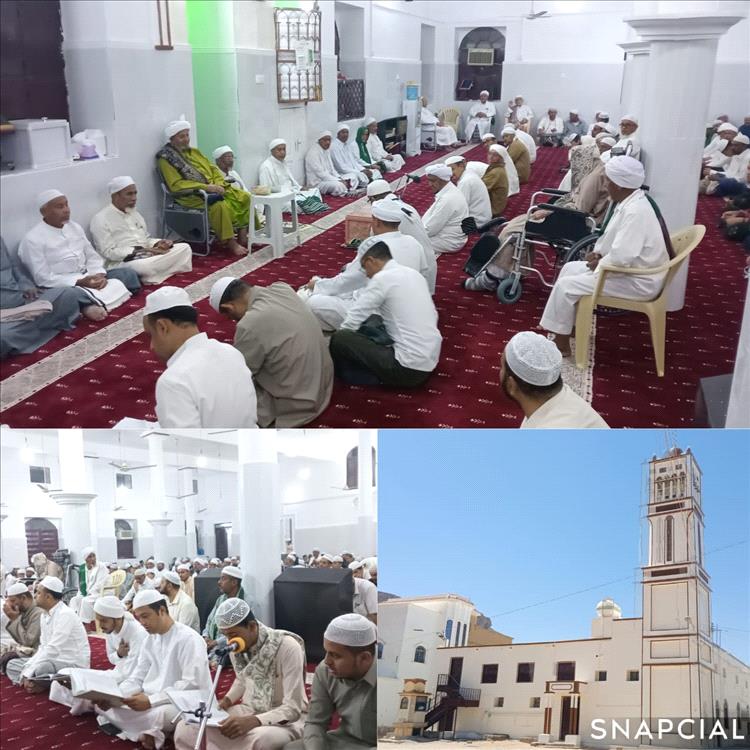 مسجد علي بن أبي طالب بشعب أحمد يقيم ختم القرآن في في الليلة السابعة