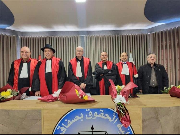 تهنئة لأمين عام حزب جبهة التحرير فهد الداعري بمناسبة حصوله على الدكتوراة في القانون