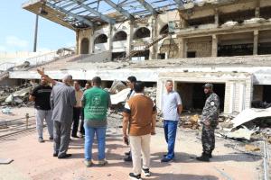 فريق هندسي سعودي يقيّم تأهيل ملعب 22 مايو بعدن