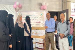 اتحاد الجمعيات والمؤسسات التنموية يدشن حملة لتوزيع الملابس للأيتام والأسر المتعففة في لحج