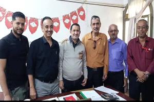 إجراء عملية الاستلام والتسليم بين المديرين السلف والخلف لمستشفى الأمراض النفسية بعدن