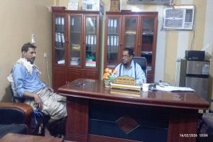 مدير عام خنفر يلتقي مدير أمن المديرية لمناقشة الترتيبات الأمنية لشهر رمضان المبارك