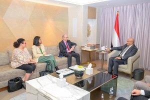 طارق صالح يبحث مع السفير الألماني مستجدات الأوضاع