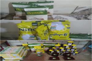 جمعية  النش النسوية التنموية بالكود توزع التمور والبان على الأسر الفقيرة والمحتاجة