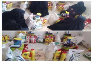 مركز الأمل لتدريب وتأهيل ذوي الهمم يوزع سلل غذائية بدعم من إتحاد الجمعيات والمؤسسات في عدن