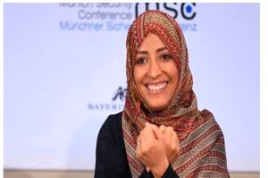 توكل كرمان تدين الاعتداء المسلح على مقر صحيفة «عدن الغد» في عدن