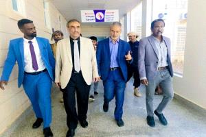 هشلة والشرجبي يطلعان على أوضاع هيئة مستشفى شبوة ويشيدان بالدعم السعودي