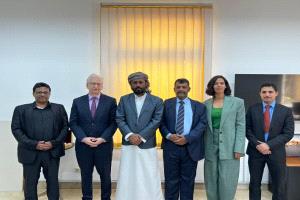 الشيخ بن حبريش يبحث مع السفير الألماني التجربة الاتحادية ودعم الاستقرار