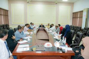 مجلس الدراسات العليا والبحث العلمي بجامعة عدن يعقد دورته الأولى