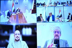 مجلس القيادة الرئاسي يناقش تداعيات التصعيد الإقليمي ويتخذ عددا من الإجراءات لردع التهديد