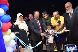 افتتاح مشروع مطعم وكافية “هوانا” في مدخل جزيرة العمال