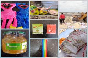 هيئة المواصفات  ترفض دجاج مجمد فاسد والعاب اطفال بأشكال مخيفة ومنتجات تحمل شعار المثليين بعدن