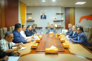 وزير الدولة محافظ عدن يبحث مع كبير مستشاري الأمن والسلامة بالأمم المتحدة تعزيز التنسيق الإنساني