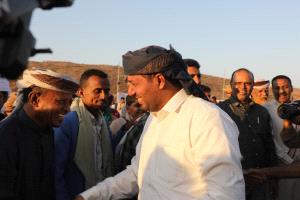 استقبال حافل للشيخ طارق سالم العكبري في حضرموت