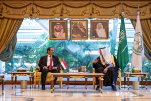 وزير الداخلية يبحث مع نائب وزير الداخلية السعودي تعزيز التعاون الامني المشترك