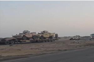 تعزيزات عسكرية تصل العاصمة المؤقتة عدن قادمة من حضرموت