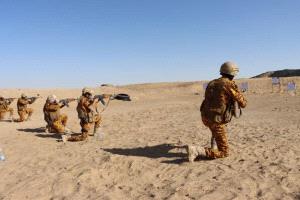 شرطة حراسة المنشآت بمأرب تنفذ مشروع ضرب النار بالذخيرة الحية لعدد من منتسبيها