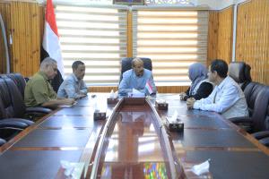 الوكيل بارباع يطلع على خطط مؤسسة ميد قلوبال لدعم القطاع الصحي بوادي وصحراء حضرموت