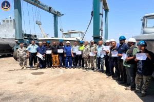 مصلحة خفر السواحل تختتم دورة جديدة في صيانة وإعادة تأهيل جاهزية الزوارق