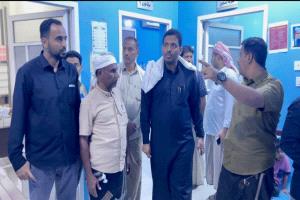 بن نويصر وباحميد يدشنان العيادات الرمضانية المجانية بمستشفى الريدة الشرقية العام