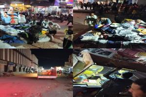 تنفيذ حملة لتنظيم الباعة المتجولين بعاصمة المحافظة عتق