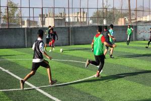 تواصل البطولة الكروية الأولى لأطباء الأسنان بتعز