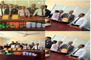 اختتام البرنامج التدريبي لطلاب المعهد العالي للقضاء في محكمة المنصورة الابتدائية بعدن..