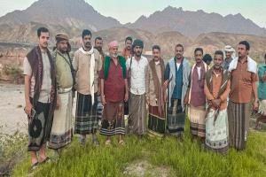 قائد لواء بارشيد العميد "القرزي" يلتقي عدد من مقادمة البهيش