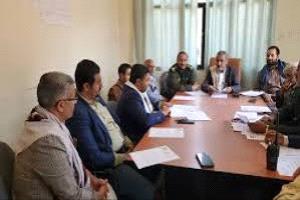 مناقشة دعم مشاريع الري وصيانة الحواجز المائية بمحافظة المحويت