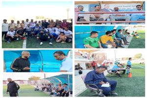 الموانئ تتألق والنفط يسحق البنك في بطولة الكرة الخماسي بعدن