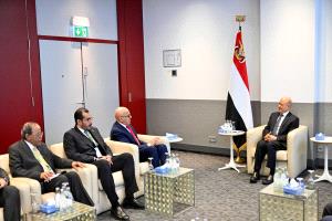 رئيس مجلس القيادة يؤكد اهمية الزخم الخليجي لبناء مؤسسات الدولة وإنهاء الانقلاب