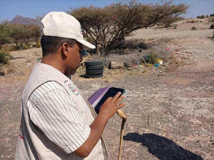 تواصل النزول الميداني لمسح ميزانية الأسرة 2026م في مديرية الشمايتين بمحافظة تعز