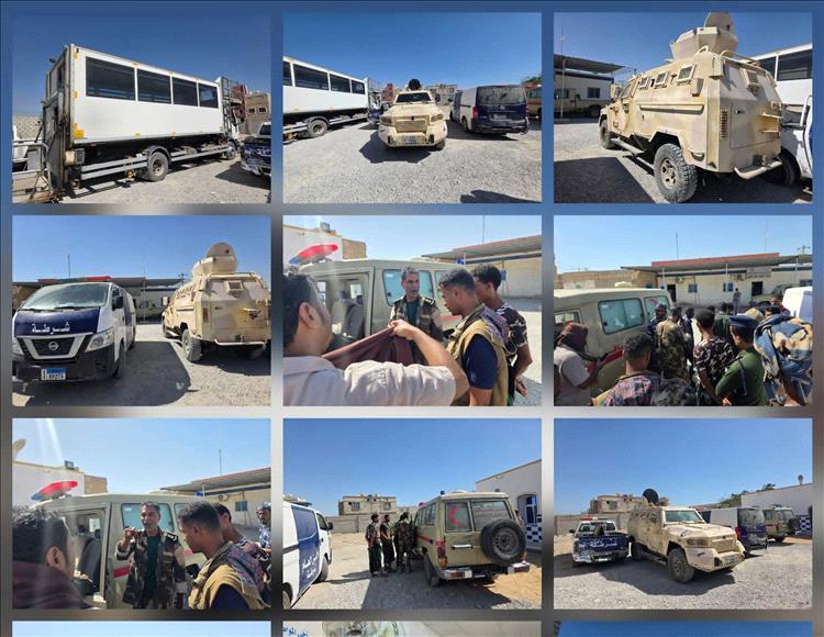 أمن الشحر يضبط ثلاثة مواطنين استولوا على مصفحة عسكرية وسيارة إسعاف ومركبة لنقل المرضى