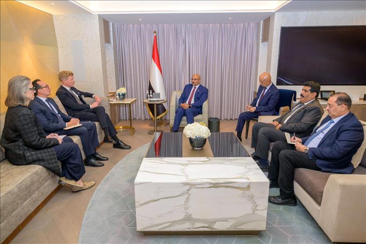 عضو مجلس القيادة طارق صالح يبحث مع المبعوث الأممي مستجدات الاوضاع في اليمن