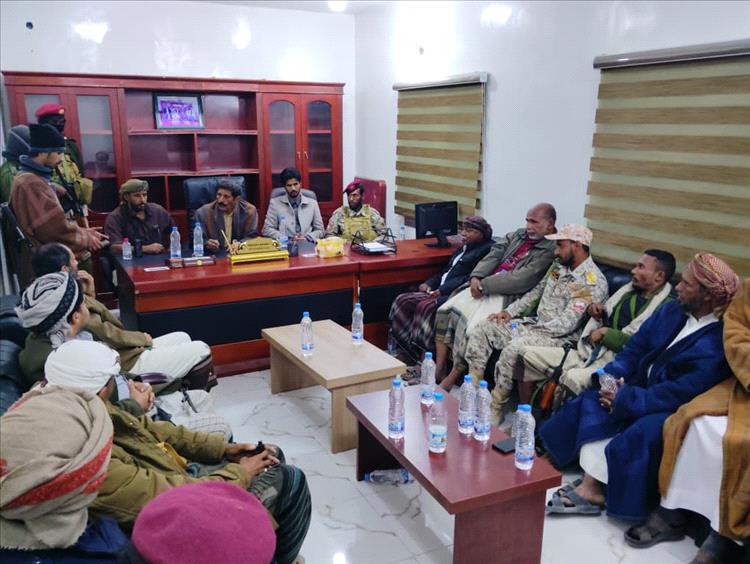 مدير عام مديرية شحن يستقبل قائد حملة قوات درع الوطن بمنفذ شحن البري