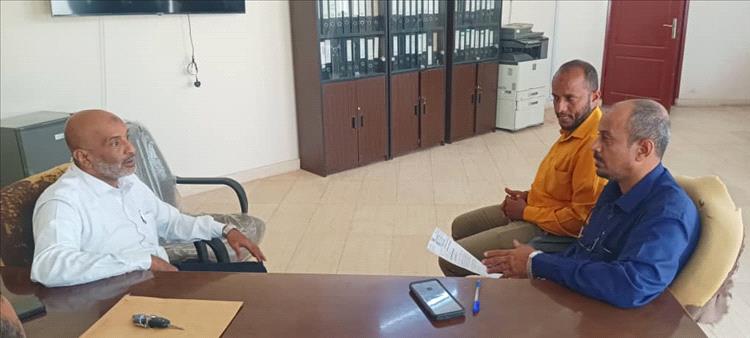 بتوجيهات محافظ محافظة لحج البيئة و المياه يبحثان جملة من المشاريع المشتركة