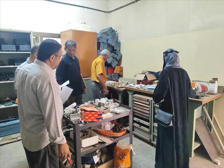 استمرار لجان الجرد في المعاهد التقنية والمهنية بالعاصمة عدن للاسبوع الثاني على التوالي